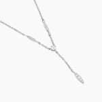 Collier Bormana Argent Blanc Oxyde De Zirconium - Colliers fantaisie Femme | Histoire d&rsquo;Or