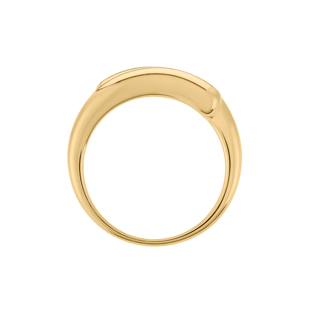 Bague Graham Plaqu&eacute; Or Jaune - Bagues fantaisie Femme | Histoire d&rsquo;Or