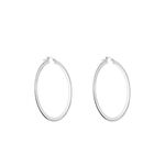 Cr&eacute;oles Argent Blanc Hally - Boucles d'oreilles cr&eacute;oles Femme | Histoire d&rsquo;Or