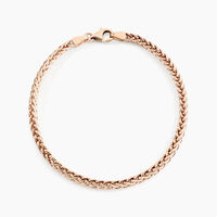 Bracelet Jolien Maille Spiga Or Rose