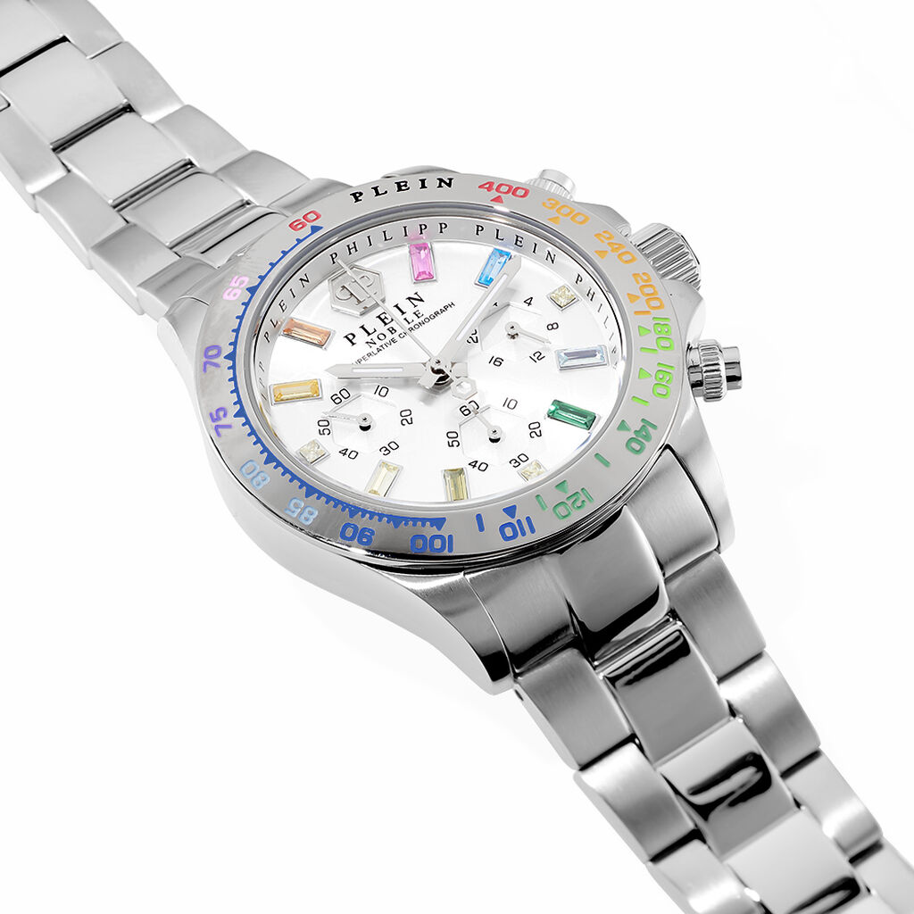 Montre Philipp Plein Nobile Lady Argent&eacute; - Id&eacute;es cadeaux Femme | Histoire d&rsquo;Or