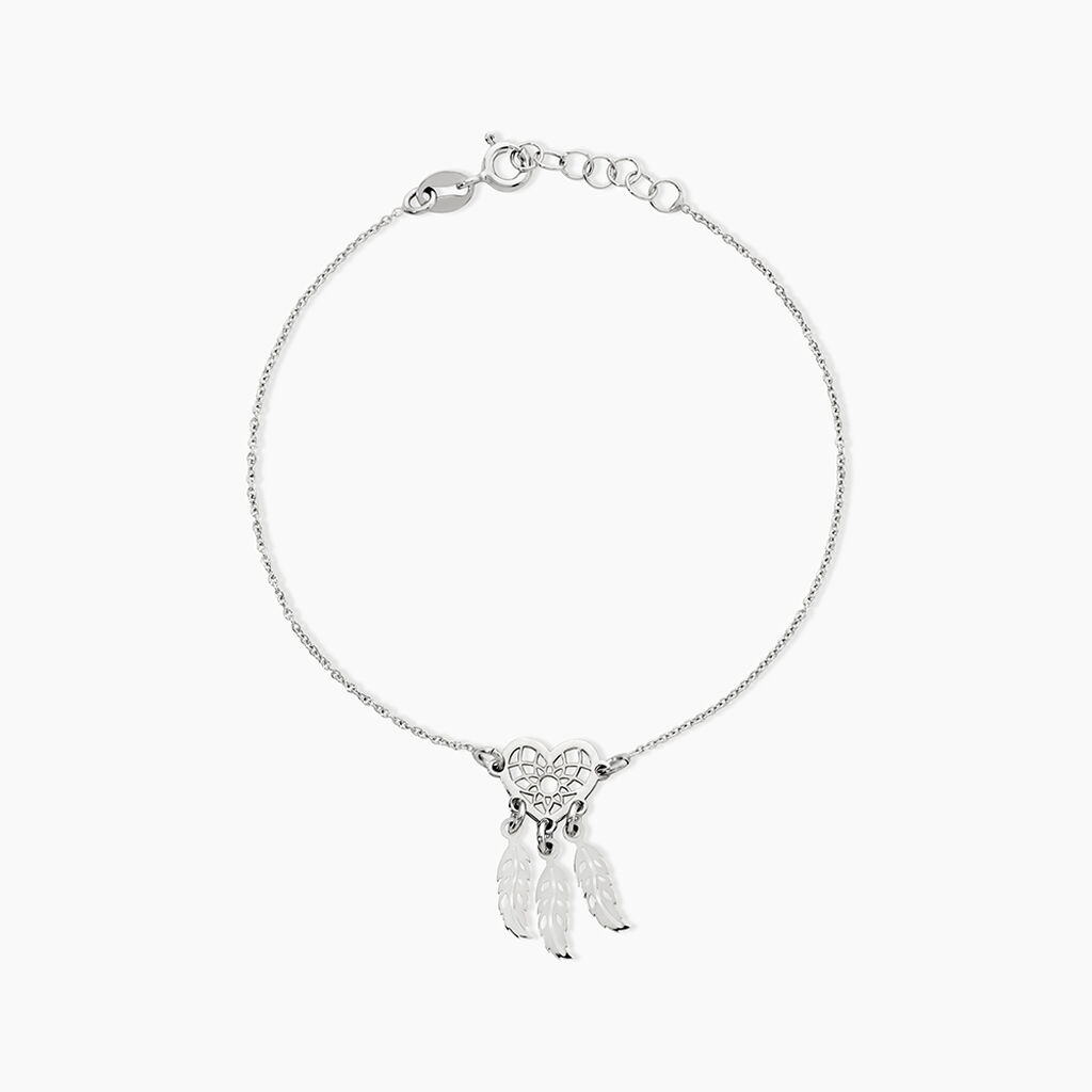 Bracelet Argent Blanc Sebastina - Bracelets Femme | Histoire d&rsquo;Or