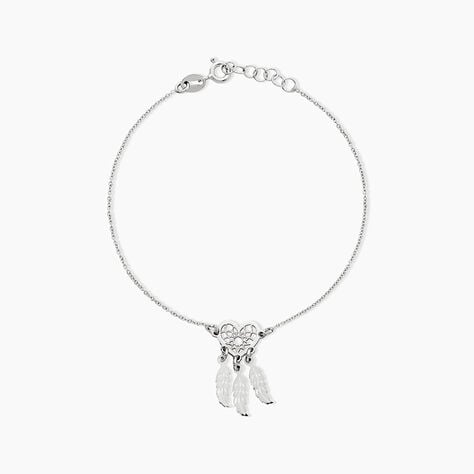 Bracelet Argent Blanc Sebastina - Bracelets Femme | Histoire d&rsquo;Or