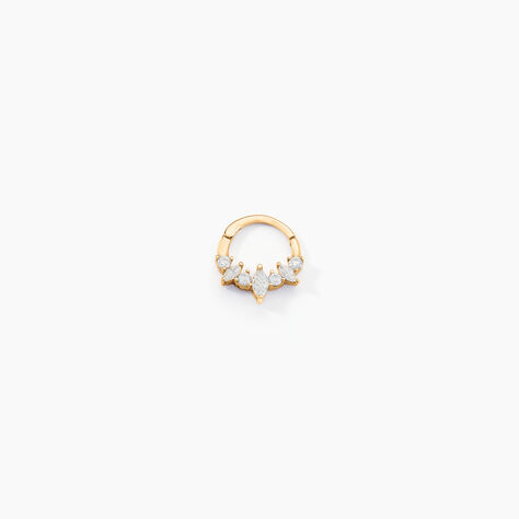 Piercing D'oreille Et/ou De Nez Unitaire Pru Or Jaune Oxyde Zirconium - Bijoux Femme | Histoire d’Or