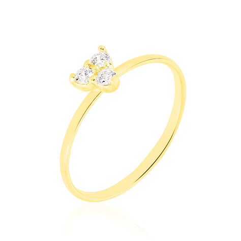 Bague Brunhilda Or Jaune Oxyde De Zirconium - Bagues avec pierre Femme | Histoire d’Or