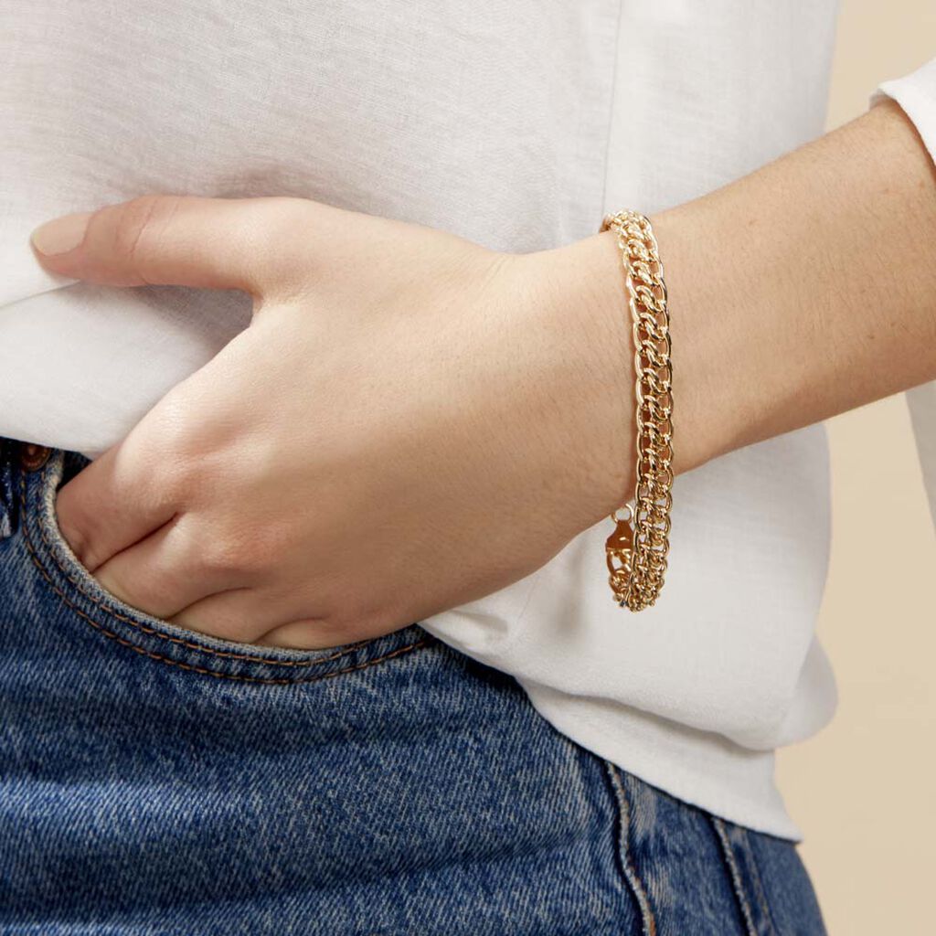 Bracelet Joline Maille Russe Or Jaune - Bracelets chaîne Femme | Histoire d’Or