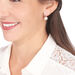 Bijoux D'oreilles Norah Or Jaune Perle De Culture Et Oxyde - Ear cuffs Femme | Histoire d’Or