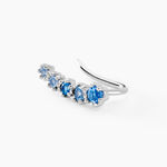 Bijoux D'oreilles Elorine Argent Blanc Oxyde De Zirconium - Boucles d'oreilles fantaisie Femme | Histoire d&rsquo;Or