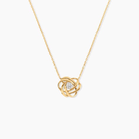 Collier Or Jaune Afua Diamants - Colliers Femme | Histoire d&rsquo;Or