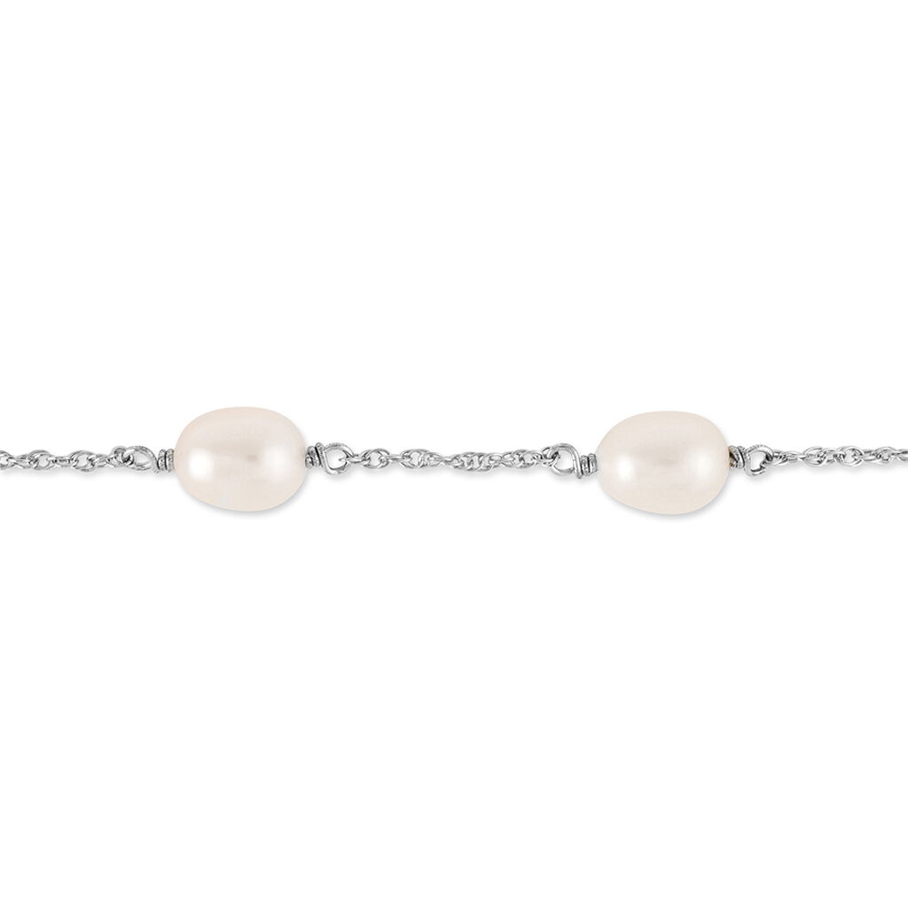 Bracelet Perlita Argent Blanc Perle De Culture - Bracelets Femme | Histoire d’Or