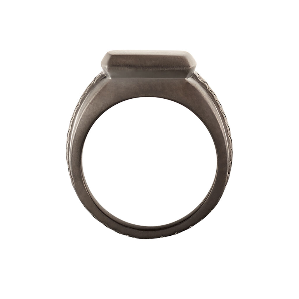 Bague Argent Noir - Bagues Homme | Histoire d&rsquo;Or