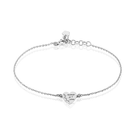 Bracelet Aemilia Argent Blanc - Bracelets Femme | Histoire d&rsquo;Or