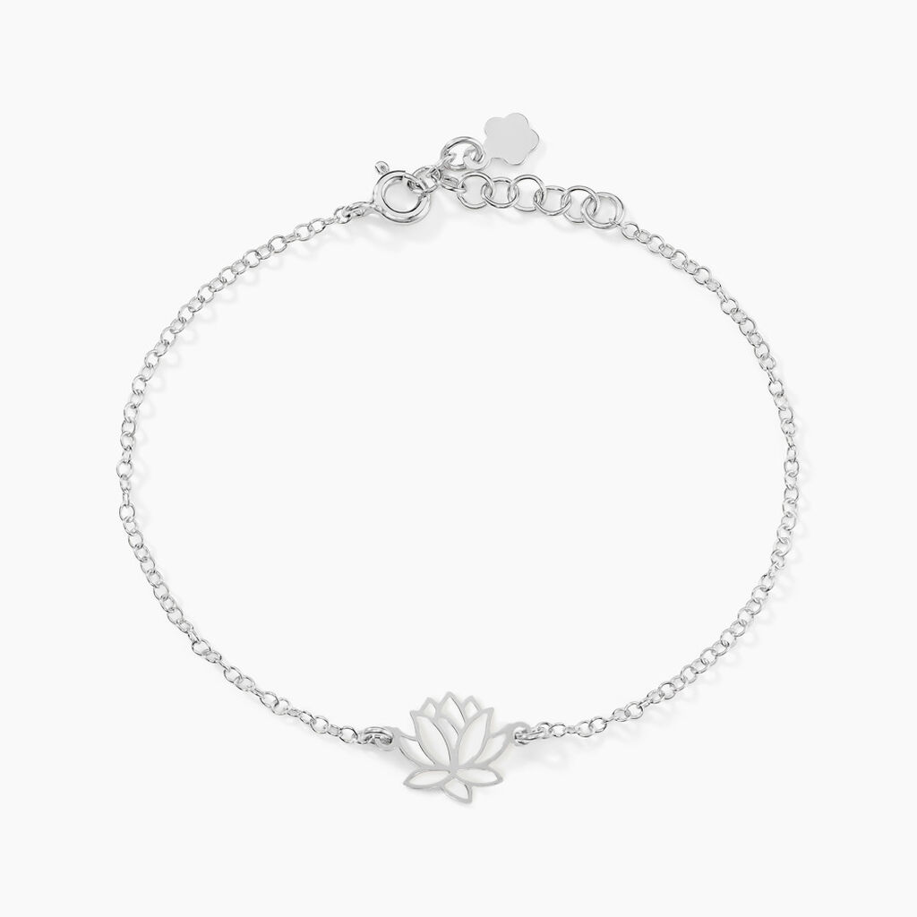 Bracelet Maylie Argent Blanc - Bracelets Femme | Histoire d’Or