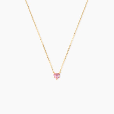 Collier Or Jaune Avaya Oxyde De Zirconium - Colliers Enfant | Histoire d&rsquo;Or
