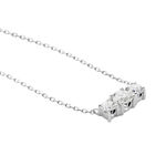 Collier Or Blanc Sabine Diamants - Colliers Femme | Histoire d&rsquo;Or