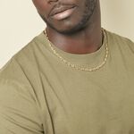 Collier Maille Dami Maille Grain De Cafe Or Jaune - Chaines Homme | Histoire d&rsquo;Or