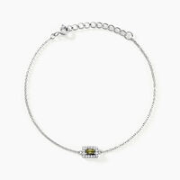Bracelet Laurine Argent Blanc Oxyde De Zirconium