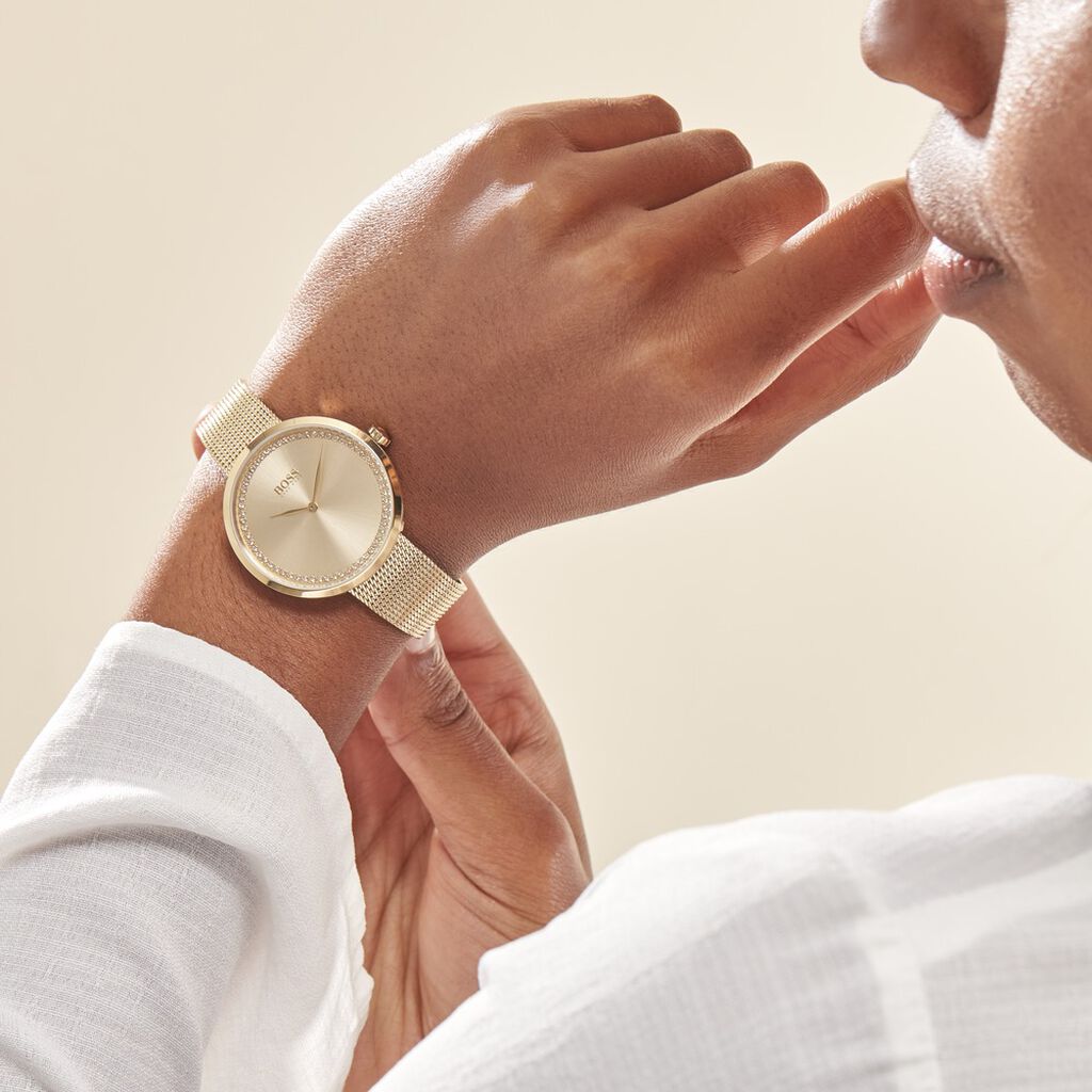 Montre Boss Praise Champagne - Montres Femme | Histoire d’Or