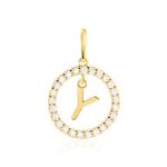Pendentif Gabe Or Jaune Oxyde De Zirconium - Pendentifs Femme | Histoire d&rsquo;Or