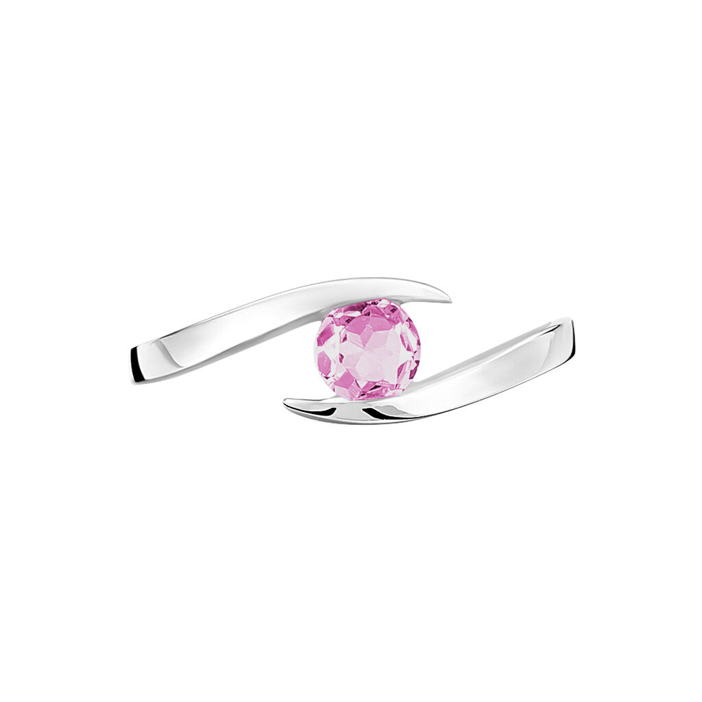 Bague Tiphaine Or Blanc Saphir - Bagues solitaires Femme | Histoire d’Or