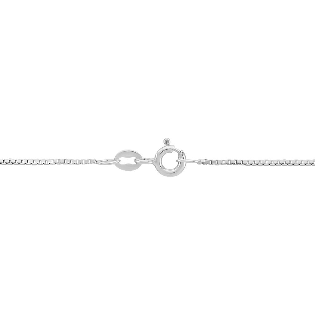 Chaîne Alyze Argent Blanc - Chaines Femme | Histoire d’Or