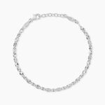 Bracelet Mirabelle Argent Blanc - F&ecirc;te des m&egrave;res Femme | Histoire d&rsquo;Or