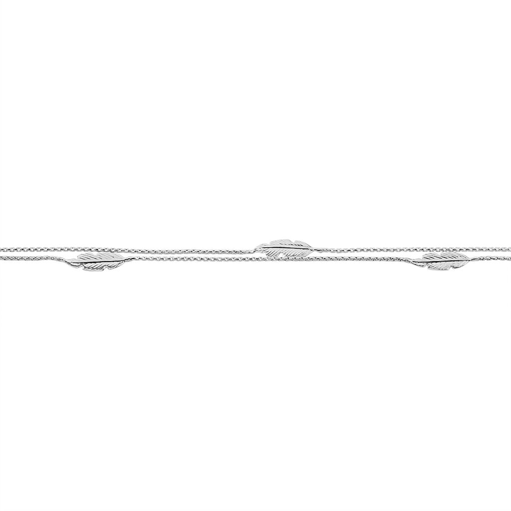 Chaîne De Cheville Hannen Argent Blanc - Chaînes de cheville Femme | Histoire d’Or