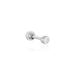 Boucles D'oreilles Puces Anani Argent Blanc Oxyde De Zirconium - Boucles d'oreilles fantaisie Femme | Histoire d’Or