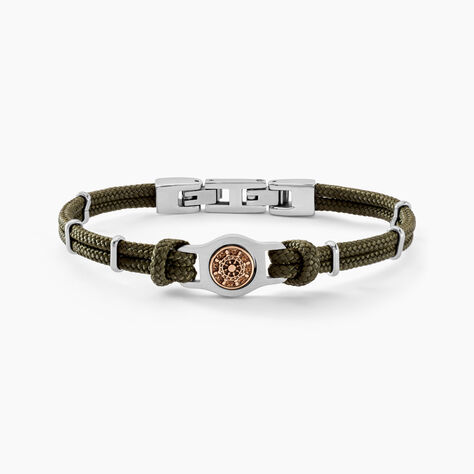 Bracelet Paulette Acier Blanc - Bracelets cordon Homme | Histoire d’Or