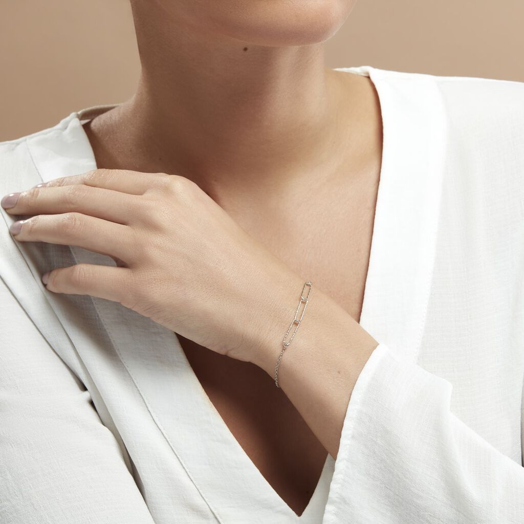 Bracelet Chiarina Argent Blanc - Bracelets Femme | Histoire d’Or