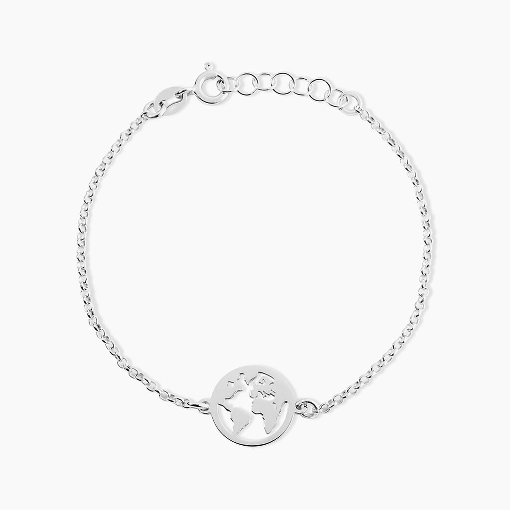 Bracelet Argent Blanc Colombina - Bracelets Femme | Histoire d&rsquo;Or
