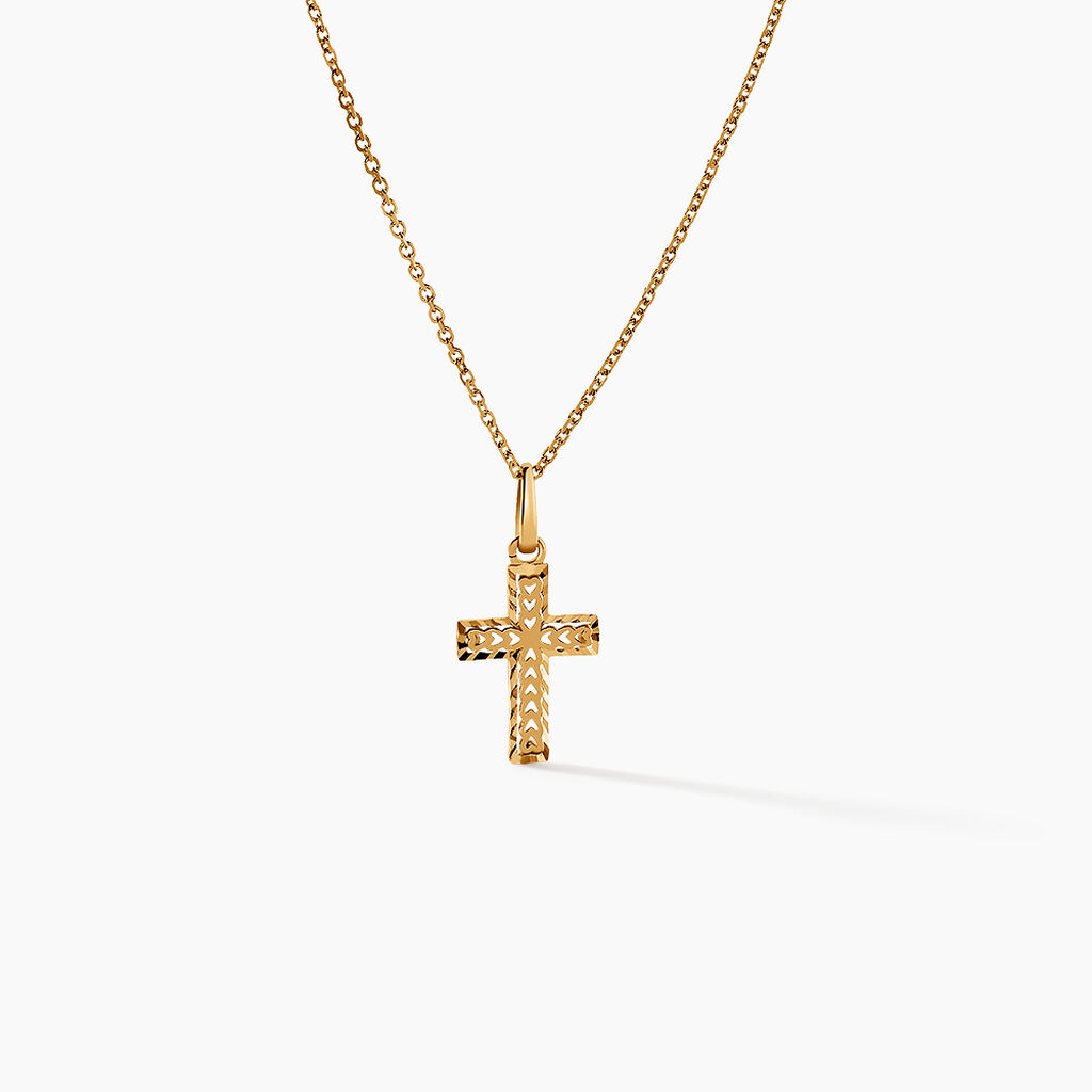 Pendentif Clitus Or Jaune - Pendentifs Baptême Famille | Histoire d’Or