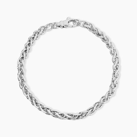 Bracelet Argent Blanc Savanne - Bracelets cha&icirc;ne Femme | Histoire d&rsquo;Or