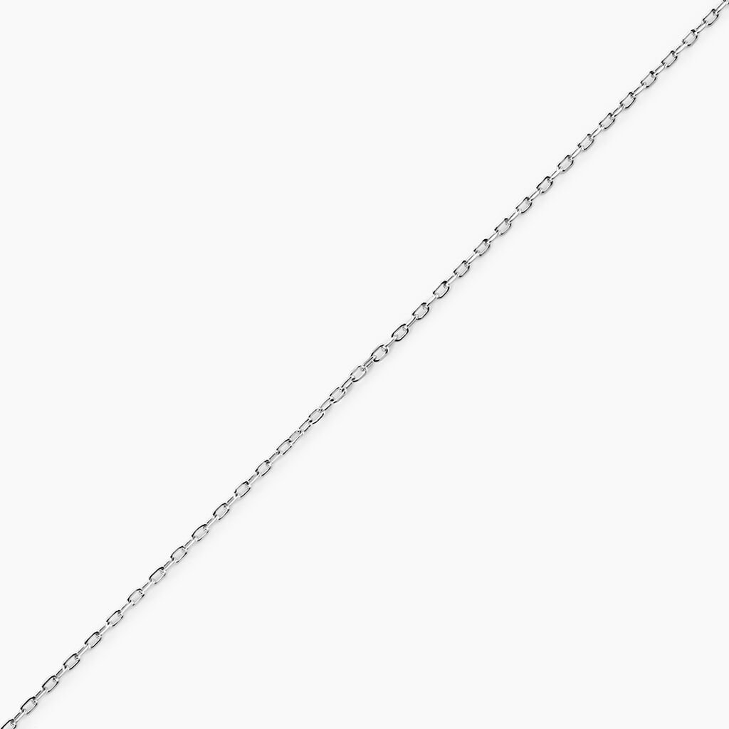 Chaîne Claudine Maille Forçat Argent Blanc - Chaines Femme | Histoire d’Or