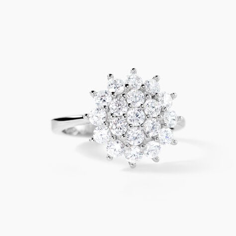 Bague Maximille Argent Blanc Oxyde De Zirconium - Bagues avec pierre Femme | Histoire d&rsquo;Or