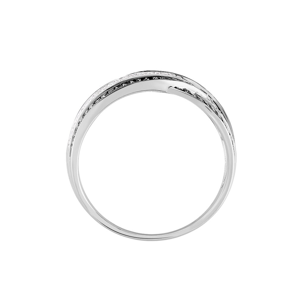 Bague Lola Or Blanc Diamant - Bagues avec pierre Femme | Histoire d’Or