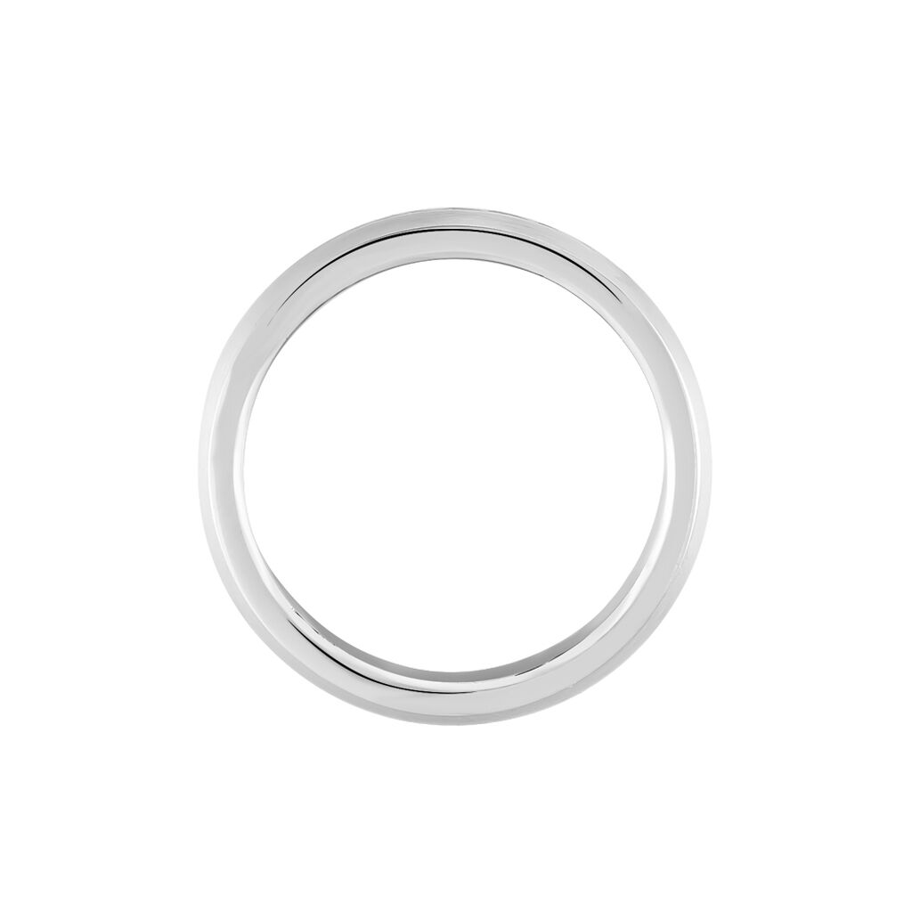 Bague Sam Acier Blanc - Bagues fantaisie Homme | Histoire d’Or
