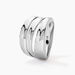 Bague Edwyna Argent Blanc - Bagues fantaisie Femme | Histoire d’Or