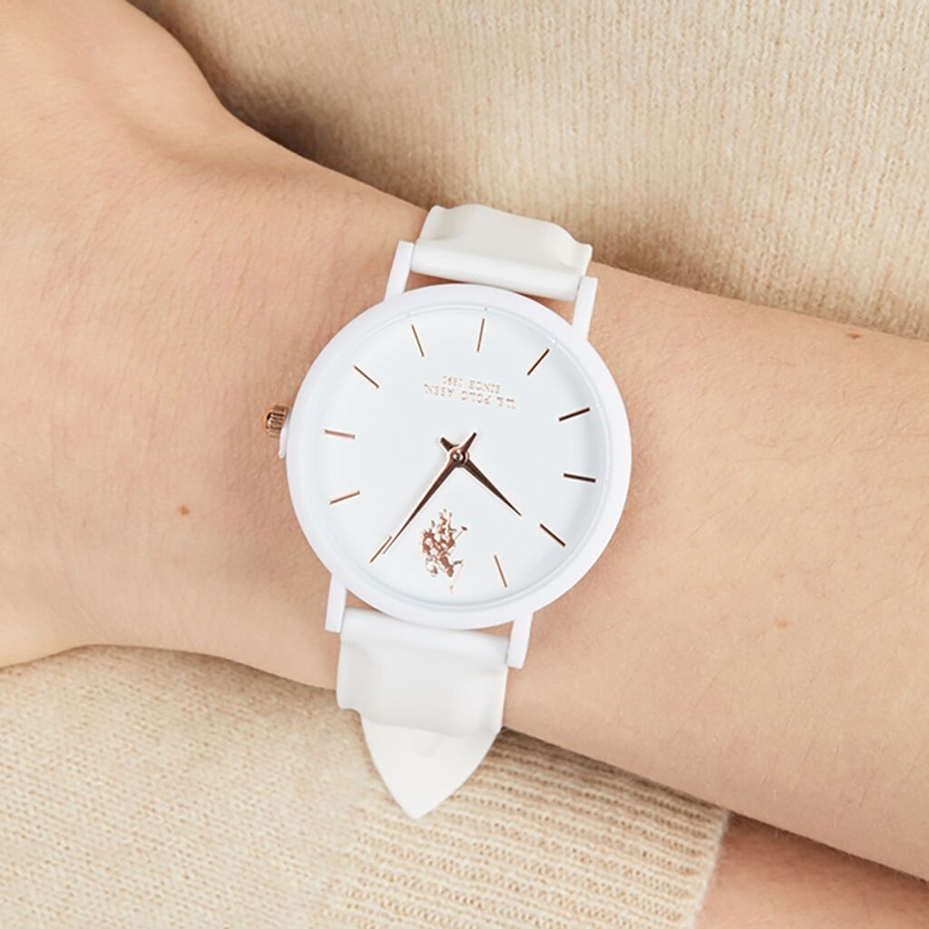 Montre U.s. Polo Assn. Blanc - Montres Famille | Histoire d’Or