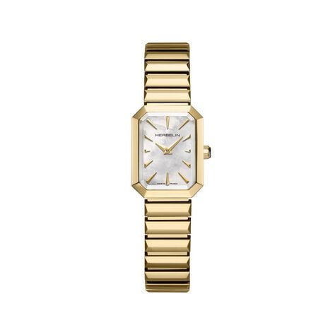 Montre Herbelin Octogone Nacre Blanche - Montres Femme | Histoire d’Or