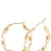 Créoles Lenna Torsadée Plaqué Or Jaune - Boucles d'oreilles créoles Femme | Histoire d’Or
