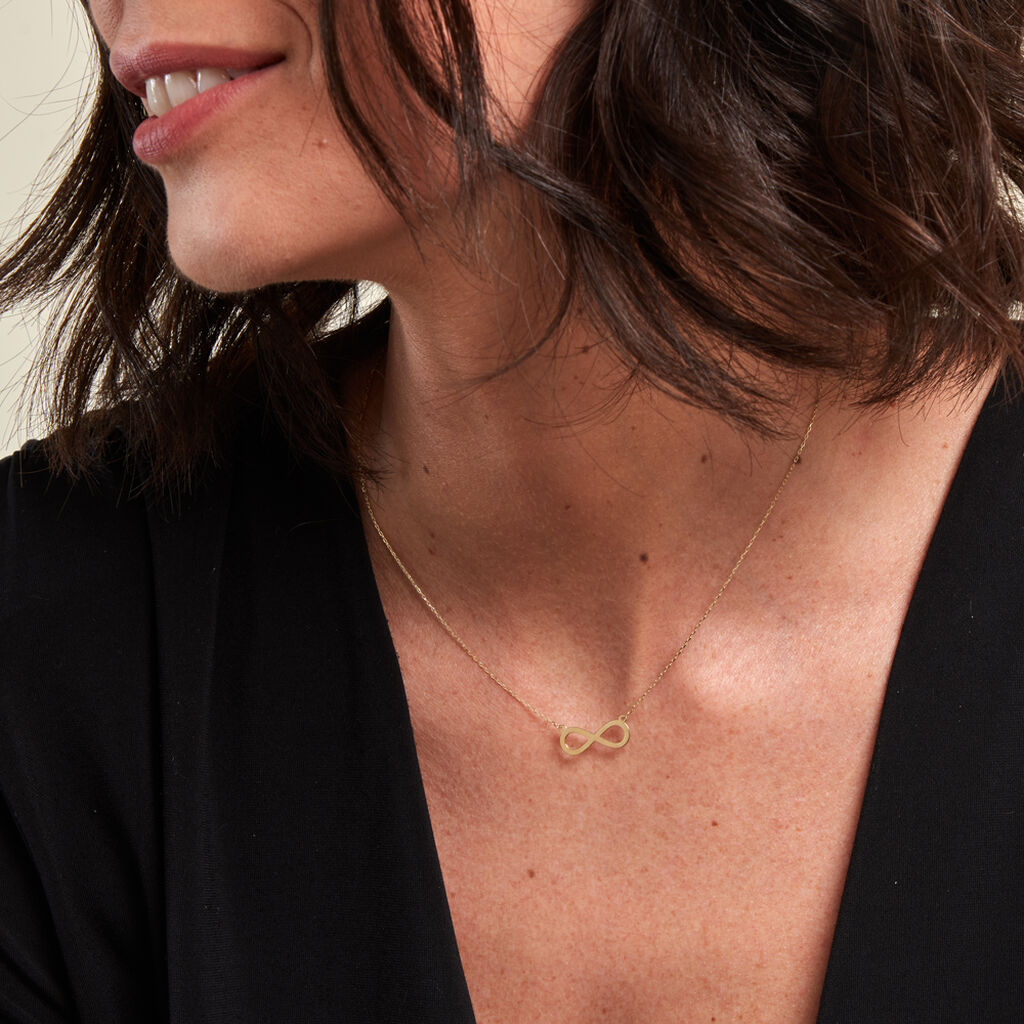 Collier Infinite Or Jaune - Colliers Femme | Histoire d’Or