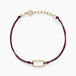 Bracelet Infini Pop Argent Jaune - Bracelets cordon Famille | Histoire d&rsquo;Or