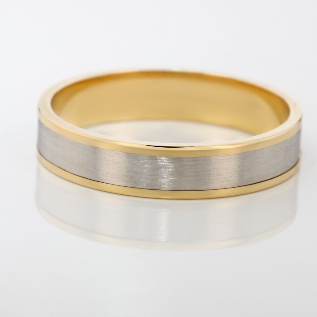 Alliance Darko Or Bicolore - Alliances Unisex | Histoire d&rsquo;Or