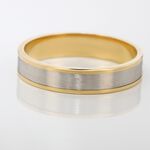 Alliance Darko Or Bicolore - Alliances Unisex | Histoire d&rsquo;Or