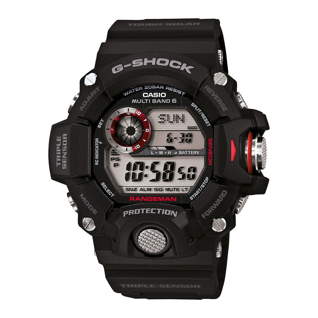 Montre Hybride Casio G-shock Rangeman Gris - Montres connect&eacute;es Homme | Histoire d&rsquo;Or