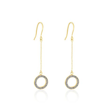 Boucles D'oreilles Pendantes Audria Or Jaune - Boucles d'oreilles pendantes Femme | Histoire d’Or