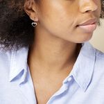 Boucles D'oreilles Pendantes Cosima Argent Blanc - Boucles d'oreilles fantaisie Femme | Histoire d&rsquo;Or