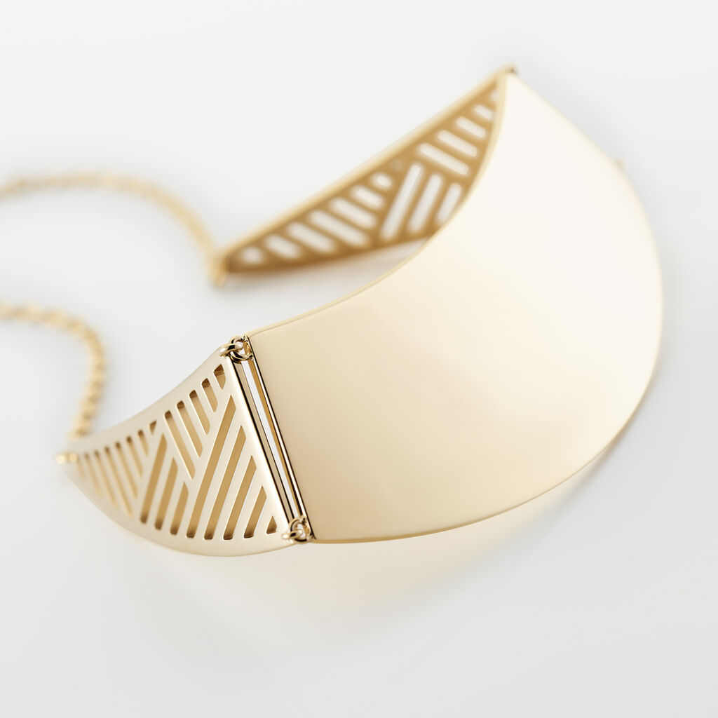 Collier Acier Jaune - Colliers fantaisie Femme | Histoire d&rsquo;Or