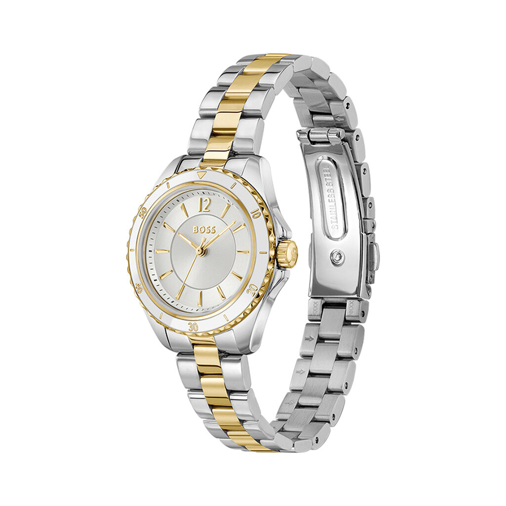 Montre Boss Sage Aqua Blanc - F&ecirc;te des m&egrave;res Femme | Histoire d&rsquo;Or